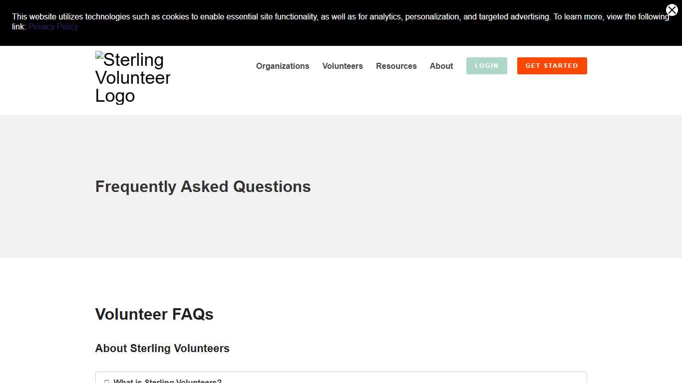 Volunteer FAQs