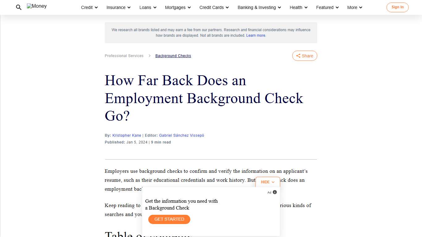 How Far Back Does an Employment Background Check Go? | Money